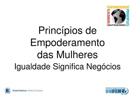 Ppt Princípios De Empoderamento Das Mulheres Powerpoint Presentation