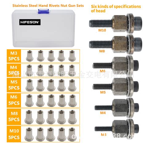 手动电动拉姆枪拉铆螺母枪铆螺枪公英制/镀锌/铝/不锈钢螺母套装-阿里巴巴