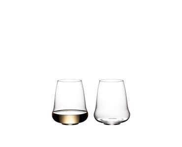 SL RIEDEL Stemless Wings Riesling Sauvignon Champagne Glass