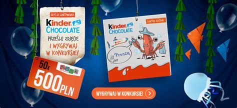 Konkurs Kinder Chocolate Słodkie wiadomości 2024 Zgarniajto pl