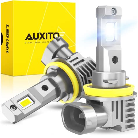 AUXITO 2PCS M6 16000LM 72W H11 HB3 9005 H4 Car LED Headlight Bulbs