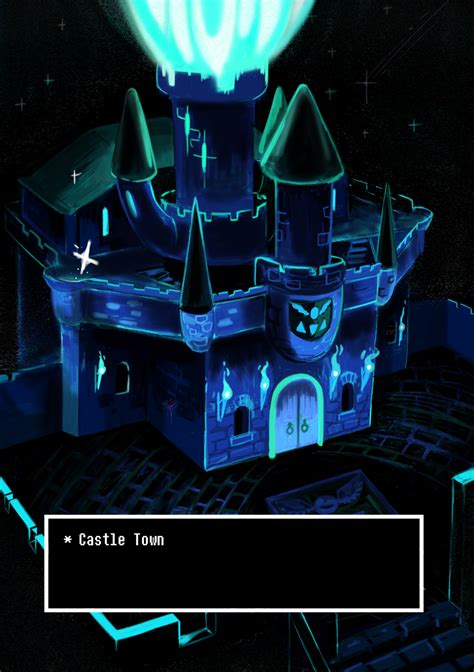 deltarune home town layout