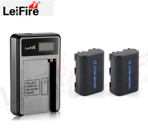 Leifire Np Fm Np Fm H Lithium Ion Batteries With Lcd Display Usb