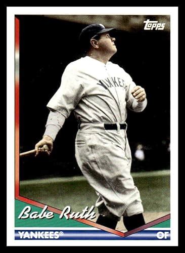 Amazon 2024 TOPPS ARCHIVES 284 BABE RUTH NMMT YANKEES HOF Collectibles Fine Art