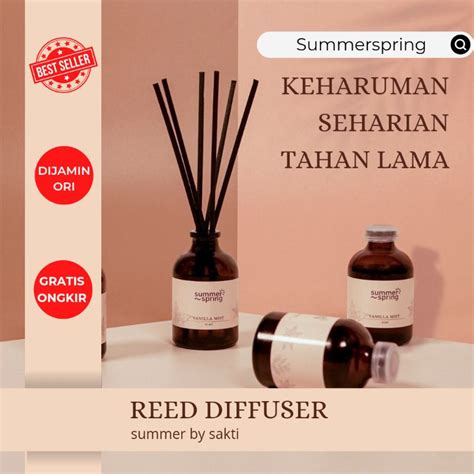 Jual Summerspring Reed Diffuser Aromaterapi Pengharum Ruangan Parfum