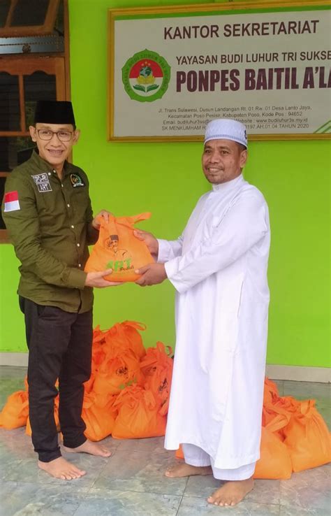 Senator Art Perwakilan Sulteng Reses Di Poso Dan Salurkan Paket