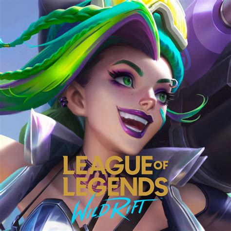 Artstation League Of Legends：wild Rift Chromacrash Jinx Splash Art