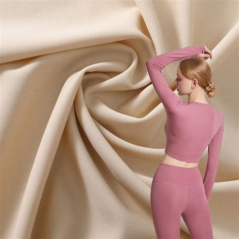 In Stock Way Stretch Double Face Knitted Nylon Spandex Fabric