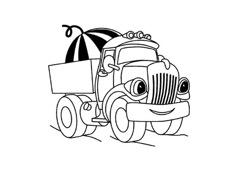 Раскраска грузовик лева - 77 фото