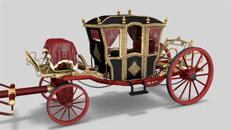 Baroque Coach 3d Model Cgtrader