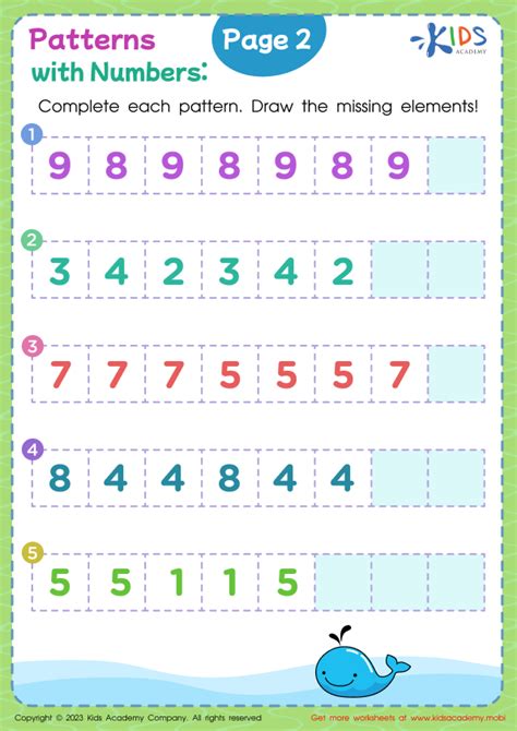 Free Patterns With Numbers Page 2