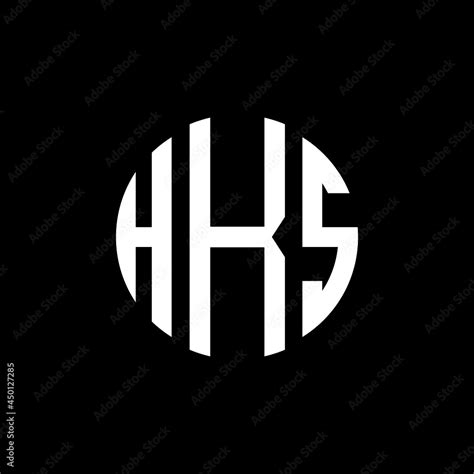 Hks Letter Logo Design Hks Modern Letter Logo With Black Background