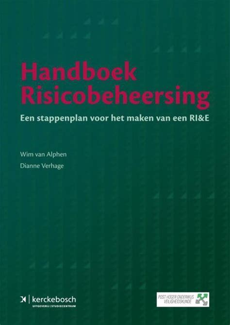 Handboek Risicobeheersing 9789067205191 Dianne Verhage Boeken Bol