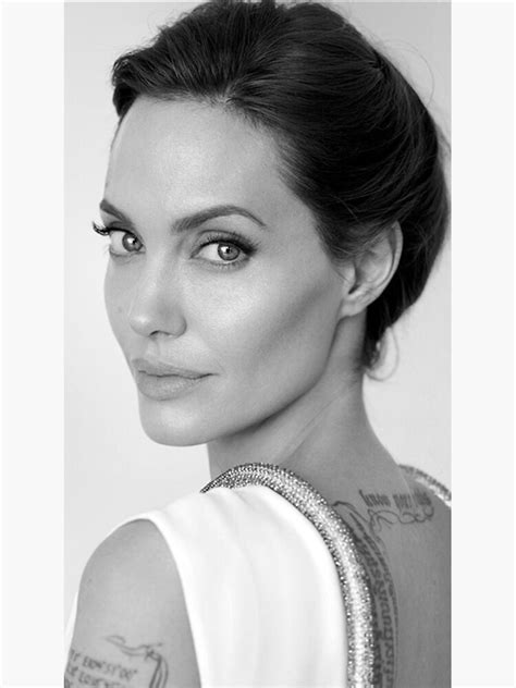 Angelina Jolie Sticker For Sale By Stxphbxby Redbubble