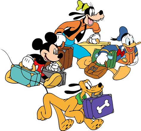 Mickey Mouse And Friends Clip Art Mickey Goofy Donald Pluto Png Download Full Size Clipart