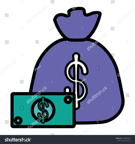 Money Bag Design Stock Vector Royalty Free 1216093465 Shutterstock