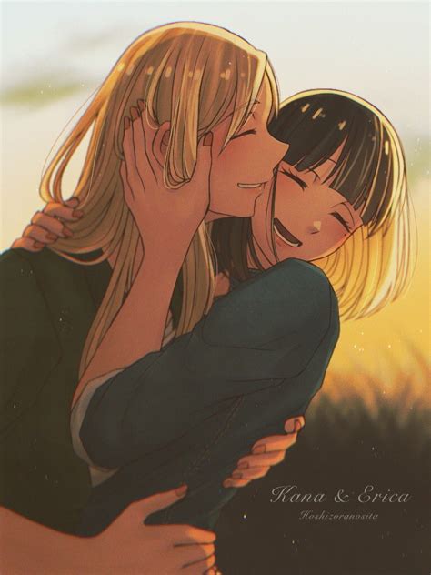 百合の日 間に合ったぜ 」星空の下🏳️‍🌈イラスト本発売のイラスト