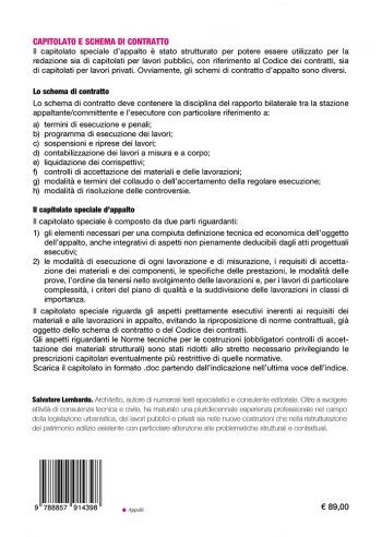 Ebook Capitolato Speciale Di Appalto Lavori Edili Pubblici E Privati