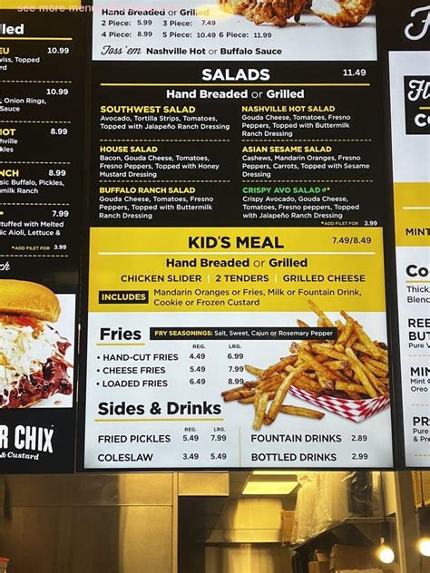 Online Menu Of Super Chix Restaurant Pensacola Florida Zmenu