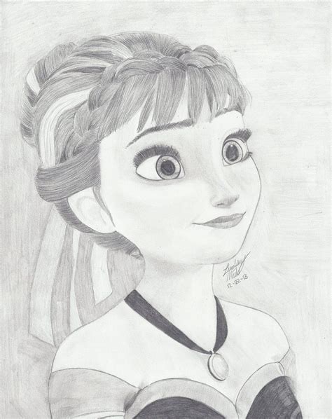 Anna Frozen How To Draw