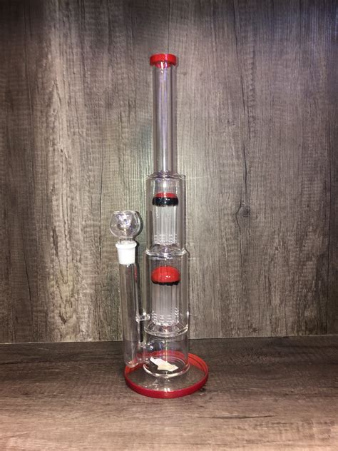 12” Double Dome Percolator Water Pipe Tobaccoville