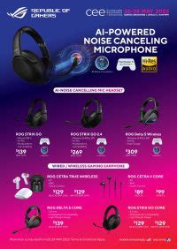 ASUS Gaming Gear Pg2 Brochures From HardwareZone S Tech Show Portal