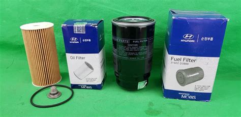 Genuine Hyundai Tucson Suv Tle Series 2 0 L Td Filter Pack Oil Fuel Filter Ebay