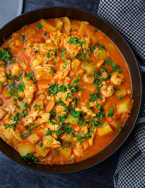 Spanish Fish Stew With Potatoes Skinny Spatula