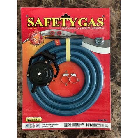 Jual Selang Paket Safety Regulator Gas Lpg Katsura Vklc 2 Safety Kawat