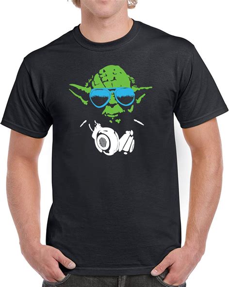 Dj Yoda Mens T Shirt Star Funny Music Wars Jedi Vader New All Sizes