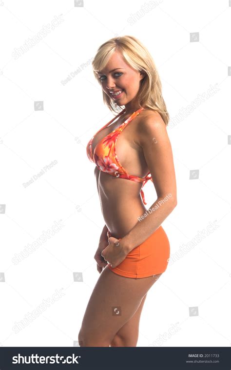 Sexy Blond Swim Wear Model Hot Stock Photo Edit Now 2011733