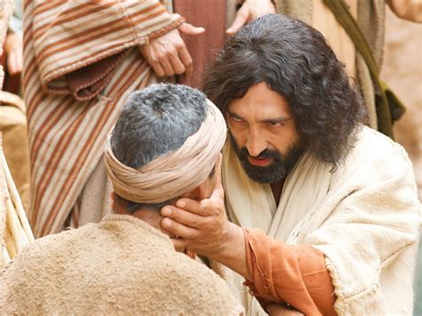 Freebibleimages Jesus Heals A Man Born Blind The Blind Man Healed