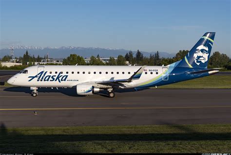 Embraer 175lr Erj 170 200lr Alaska Airlines Horizon Airlines Aviation Photo 5527259