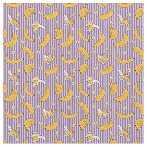 Banana pattern fabric | Zazzle