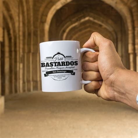 Hotel Bastardos Fistful Of Travellers Cheques Mug Comic Strip Presents