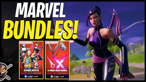 New Marvel X Force Bundle In Fortnite Gameplay Combos Before You