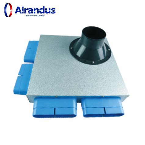 Underfloor Flat Air Duct Air Valve Abs Plastic Flat Oval Tube Elbow