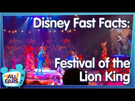 All Ears TV You Can T Miss Disney World S Festival Of The Lion King