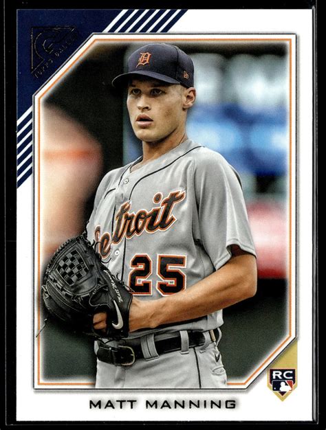 Topps Gallery Matt Manning Detroit Tigers Rookie Ebay