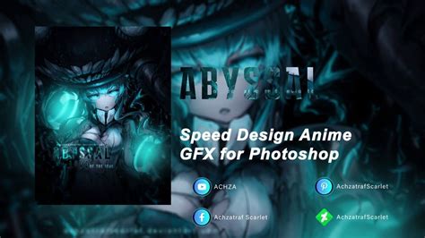 Speed Design anime GFX for photoshop | Abyssal | Speed, Photoshop ...