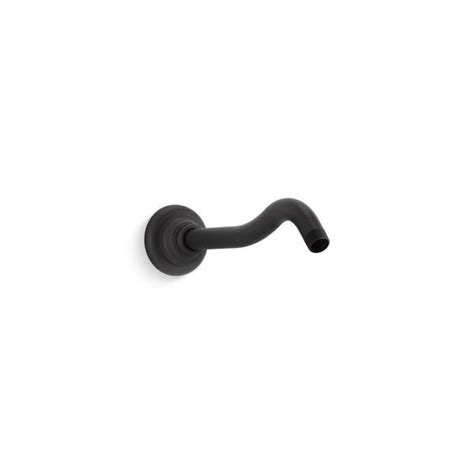 Kohler Artifacts Shower Arm And Flange In Matte Black 72775 Bl The