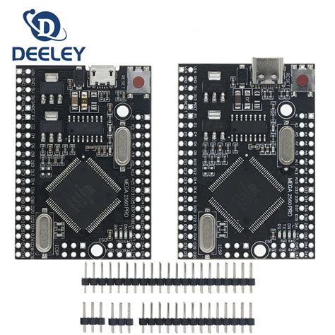 Mega Pro Mini V Embed Ch G Atmega Au With Male Pinheaders