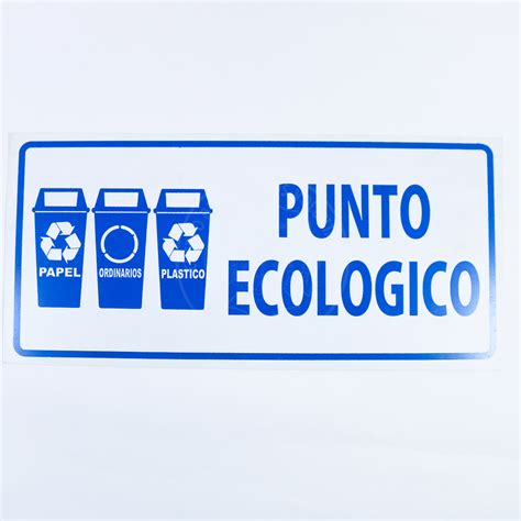 SEÑAL PUNTO ECOLOGICO 30 15 Cuerpo de Bomberos