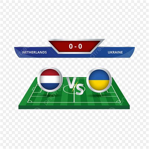 Scoreboard Broadcast Vector Png Images Euro Cup Netherlands Vs Ukraine