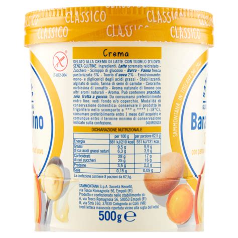 Sammontana Barattolino Classico Crema G Carrefour