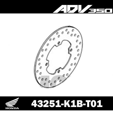 Rear Brake Disc Honda ADV 350 For Honda X ADV