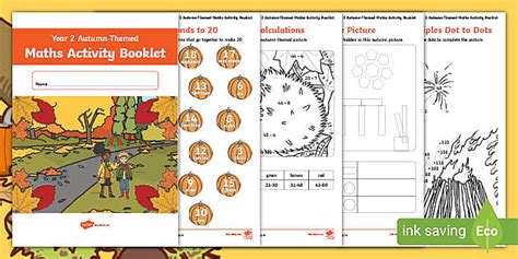 Year Autumn Themed Maths Activity Booklet Twinkl