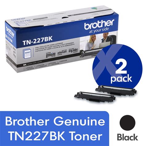 Brother Tn Bk Pack High Yield Black Toner Page Yield