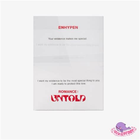 Jual ENHYPEN ROMANCE UNTOLD Weverse Album Ver Shopee Indonesia