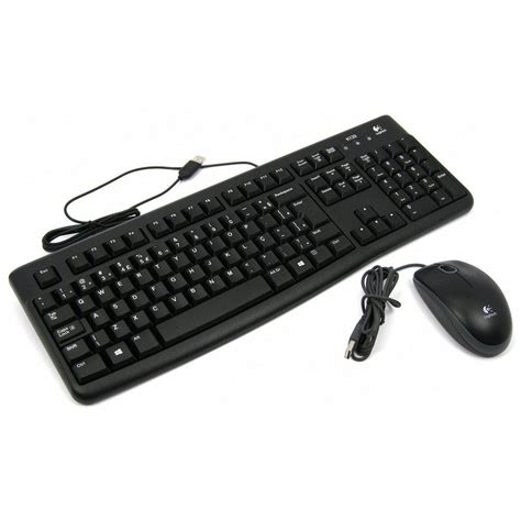 Kit Teclado Mouse Usb Mk Preto Logitech